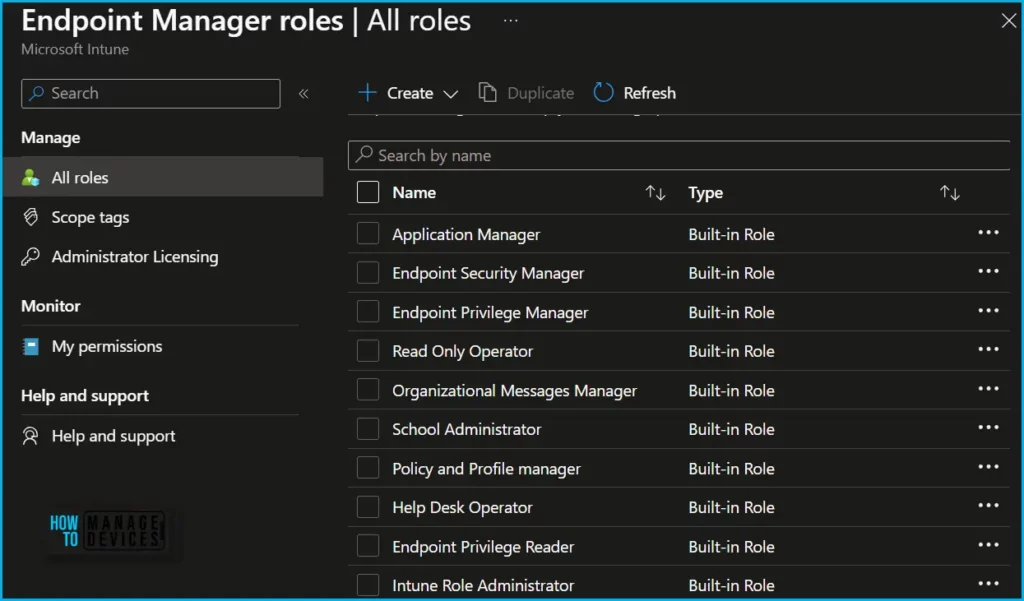 New Intune RBAC Permission for Android Device Enrollment Profiles Fig.2