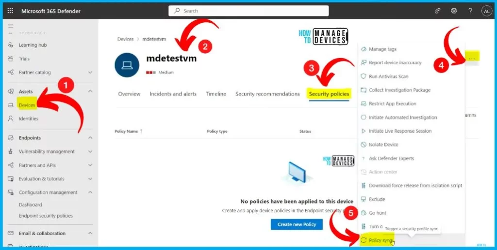 MDE Portal Security Settings Policy Creation and Troubleshooting using Windows Sense Event Logs - fig.13