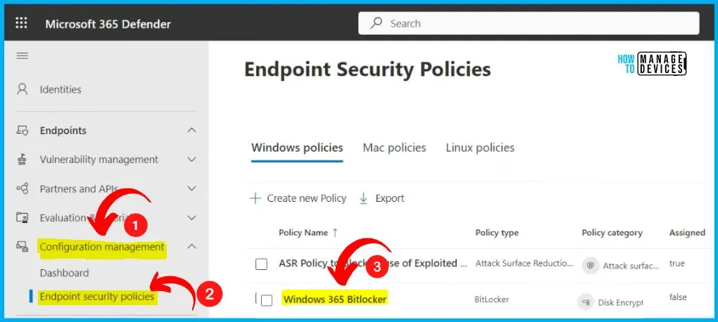 MDE Portal Security Settings Policy Creation and Troubleshooting using Windows Sense Event Logs - fig.4