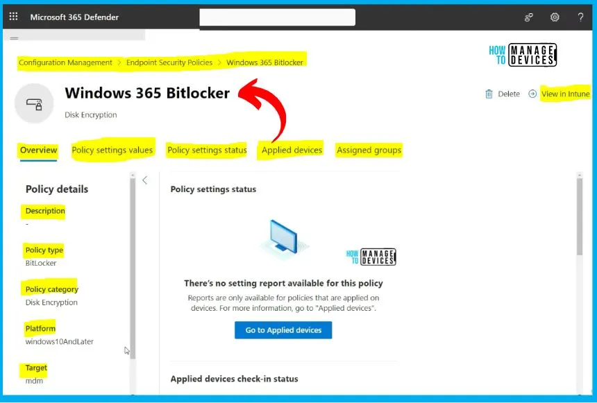 MDE Portal Security Settings Policy Creation and Troubleshooting using Windows Sense Event Logs - fig.5