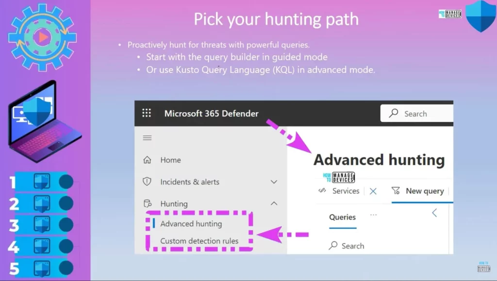 MS Defender Advanced Hunting using KQL Queries - fig.2