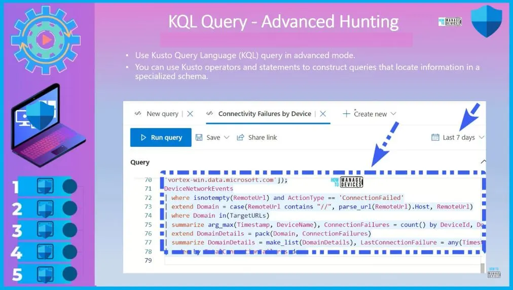 MS Defender Advanced Hunting using KQL Queries - fig.4