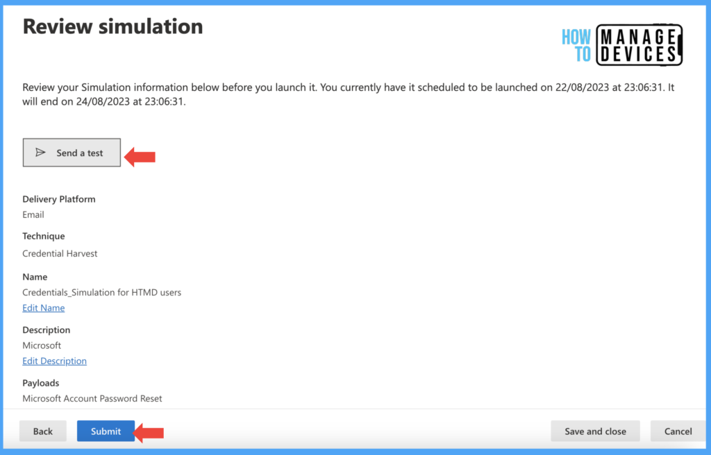 Microsoft 365 Defender Attack Simulation to Educate Users about Phishing Emails - Part 1 Fig: 22