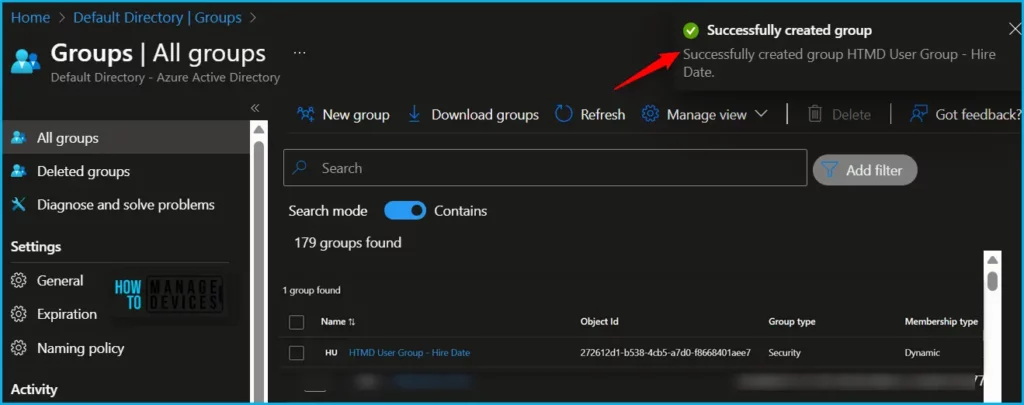 Create Dynamic Group based on Employee Hire Date in Entra ID Fig.7