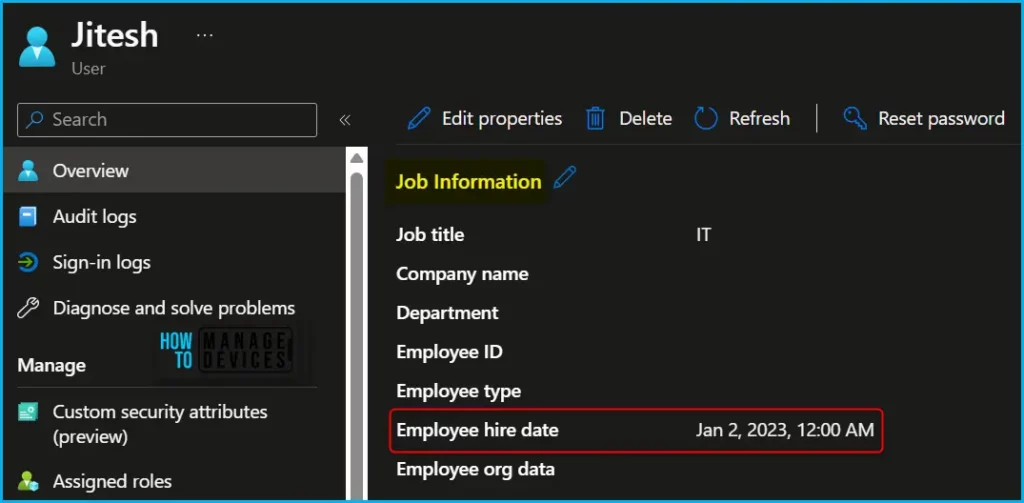 Create Dynamic Group based on Employee Hire Date in Entra ID Fig.2