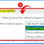 FIX Outlook unexpectedly prompts Reopen items from your last session Issue 1