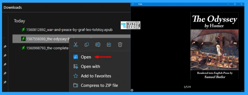 Simple Ways to Use EPUB Reader in Windows 11 - Fig. 7