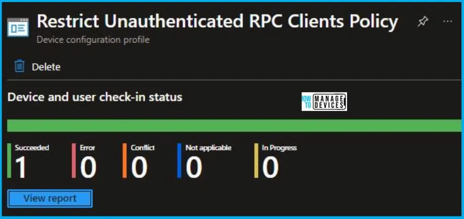 Restrict Unauthenticated RPC Clients Policy using Intune 1