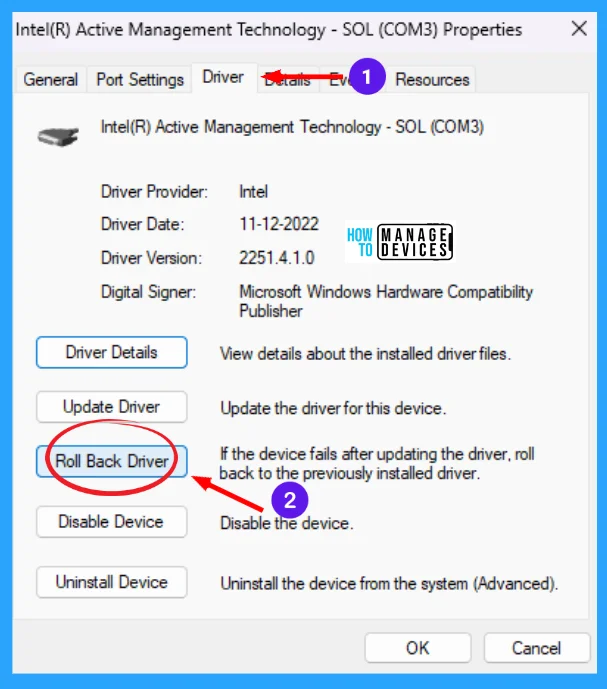How to Roll Back Device Driver to Previous Version in Windows 11 - Fig. 5