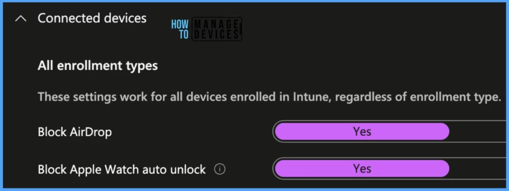 Check out device Restriction Settings offered by Intune for macOS Fig. 6