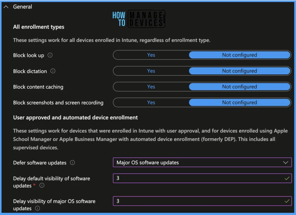 Check out device Restriction Settings offered by Intune for macOS Fig. 8