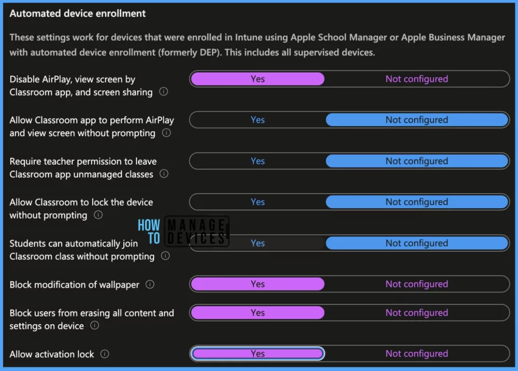 Check out device Restriction Settings offered by Intune for macOS Fig. 9