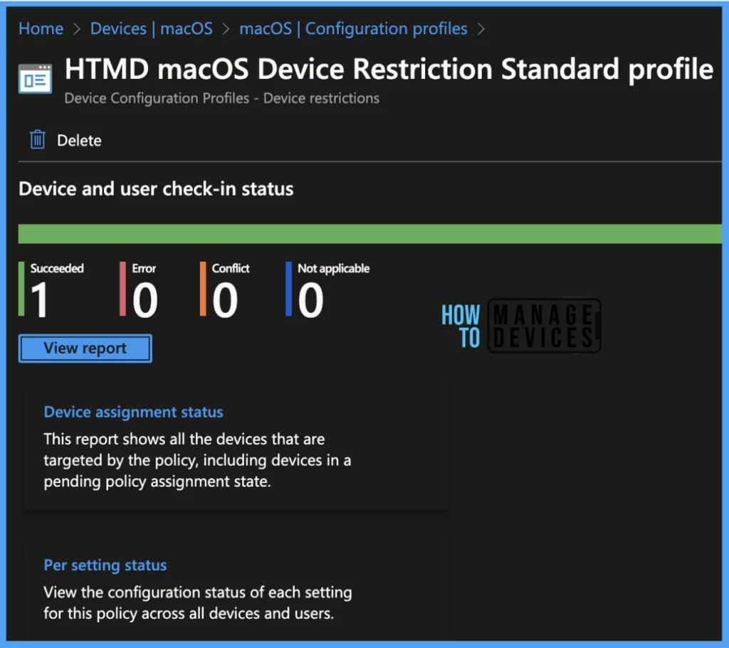 Check out device Restriction Settings offered by Intune for macOS Fig. 17