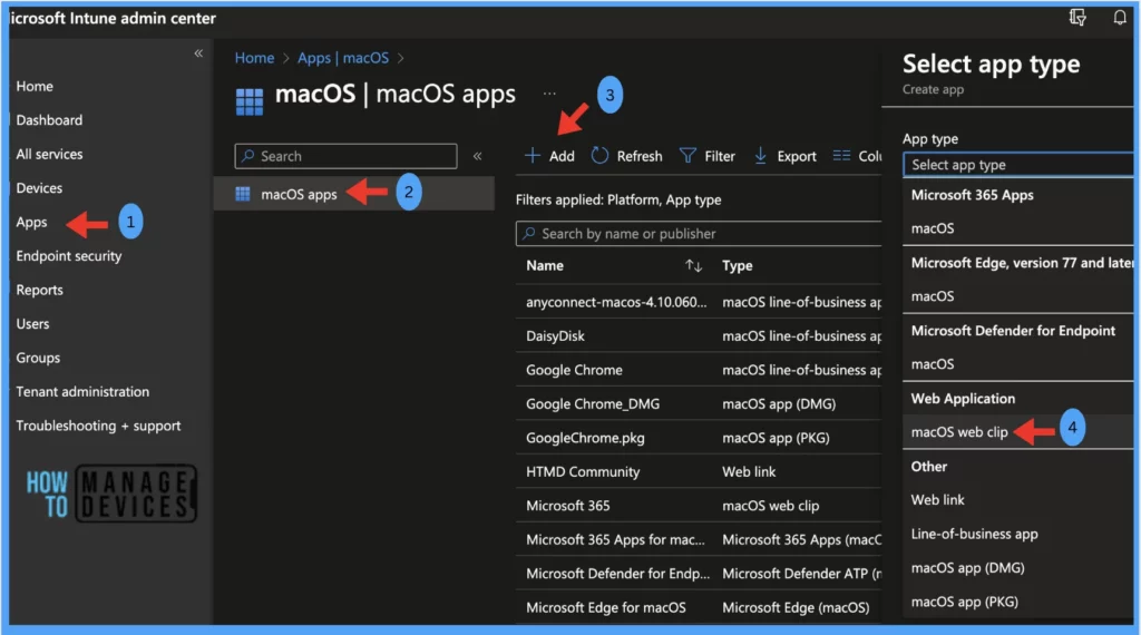 Best Guide to Deploy macOS Web App using Intune Fig. 2