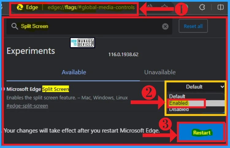Split Screen Button on Microsoft Edge Browser - fig.5