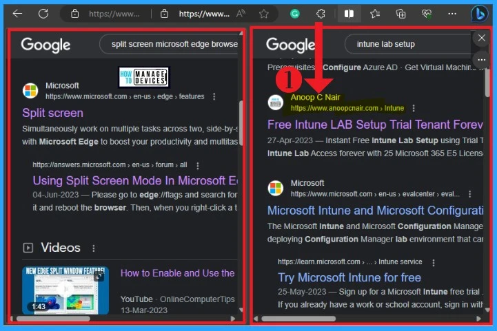Split Screen Button on Microsoft Edge Browser - fig.7