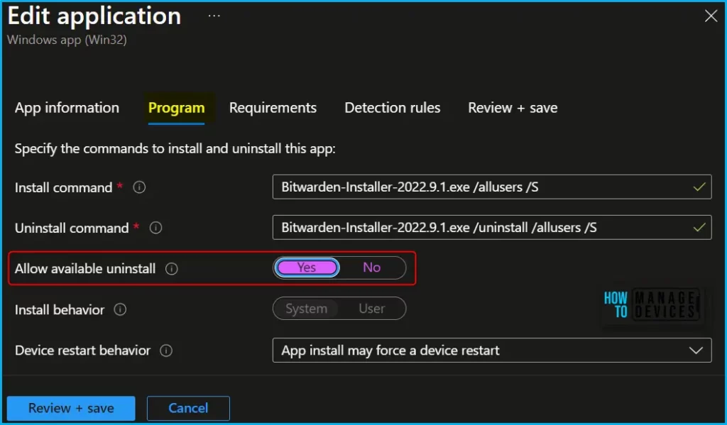 HTMD Newsletter from 31st July to 4th August 2023 12 Uninstall Apps in Company Portal 31st July to 4th August 2023 Fig. 9