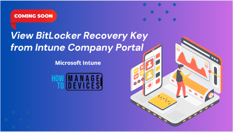 View BitLocker Recovery Key from Intune Company Portal