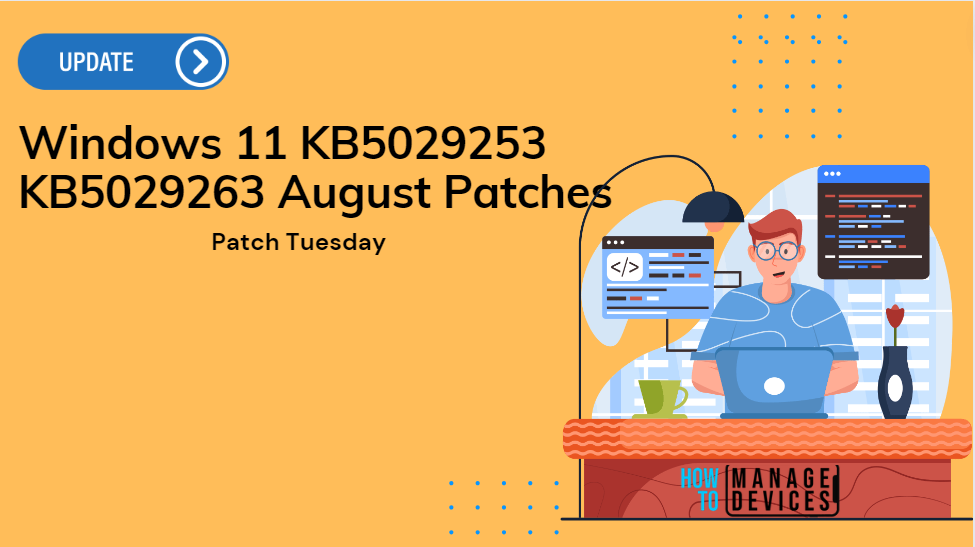 Windows 11 KB5029253 KB5029263 August Patches