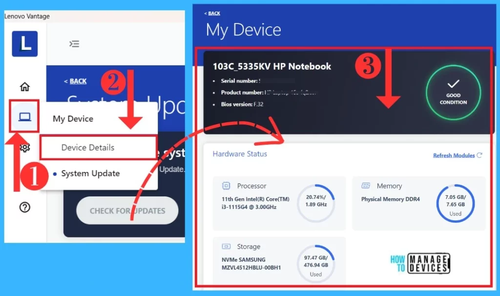 How to Install and Use Lenovo Vantage – Fig.7