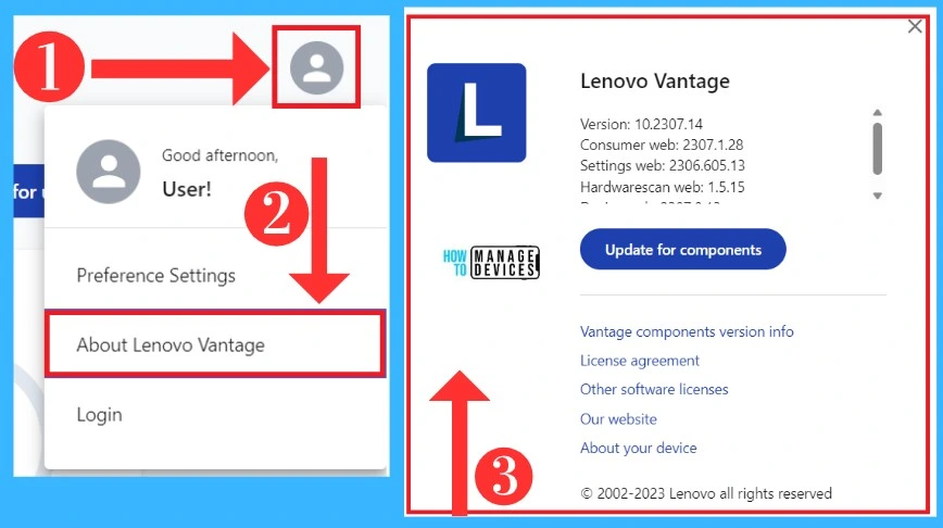 HTMD Newsletter from 21st to 25th August 2023 18 How to Install and Use Lenovo Vantage 21st to 25th August 2023 Fig. 17