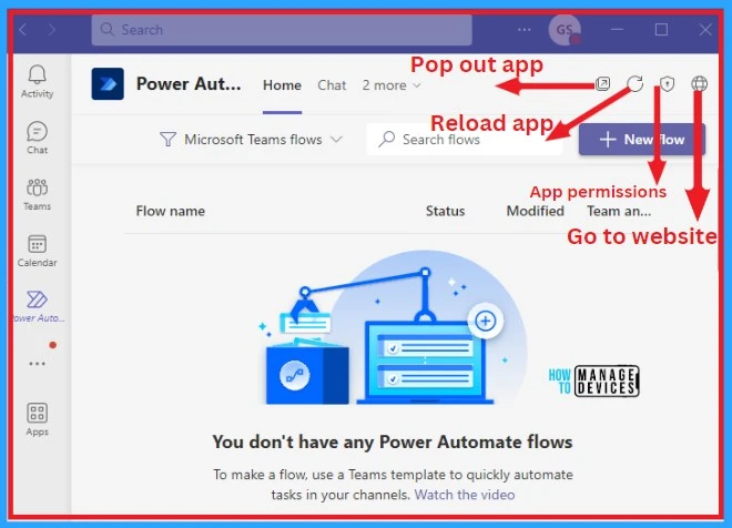 How to Use Power Automate in Microsoft Teams - fig.3