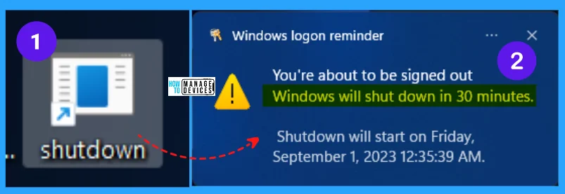 HTMD Newsletter from 28th August to 1st September 2023 17 4 Best Ways to Schedule Auto Shutdown in Windows 11 28th August to 1st September 2023 Fig. 14