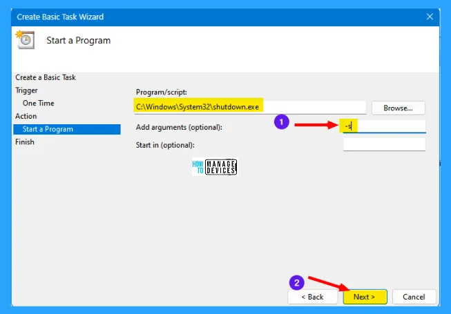 4 Best Ways to Scheduling Auto Shutdown in Windows 11 - Fig. 20