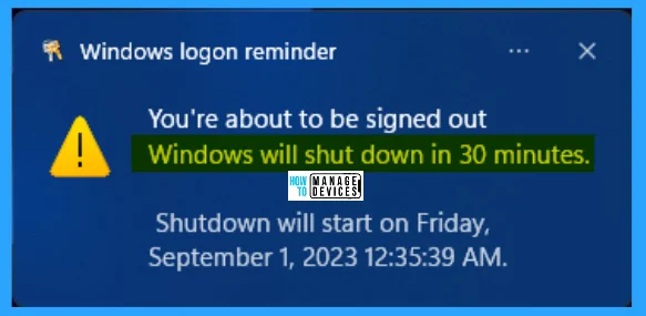 4 Best Ways to Scheduling Auto Shutdown in Windows 11 - Fig. 3