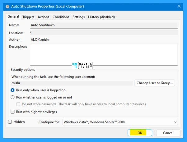 4 Best Ways to Scheduling Auto Shutdown in Windows 11 - Fig. 22