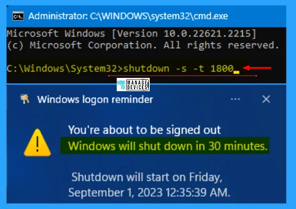 4 Best Ways to Scheduling Auto Shutdown in Windows 11 - Fig. 7