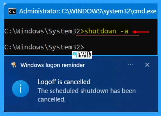 4 Best Ways to Scheduling Auto Shutdown in Windows 11 - Fig. 8