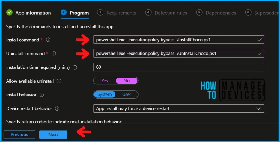 Best way to Install Chocolatey Application using Microsoft Intune Fig. 8