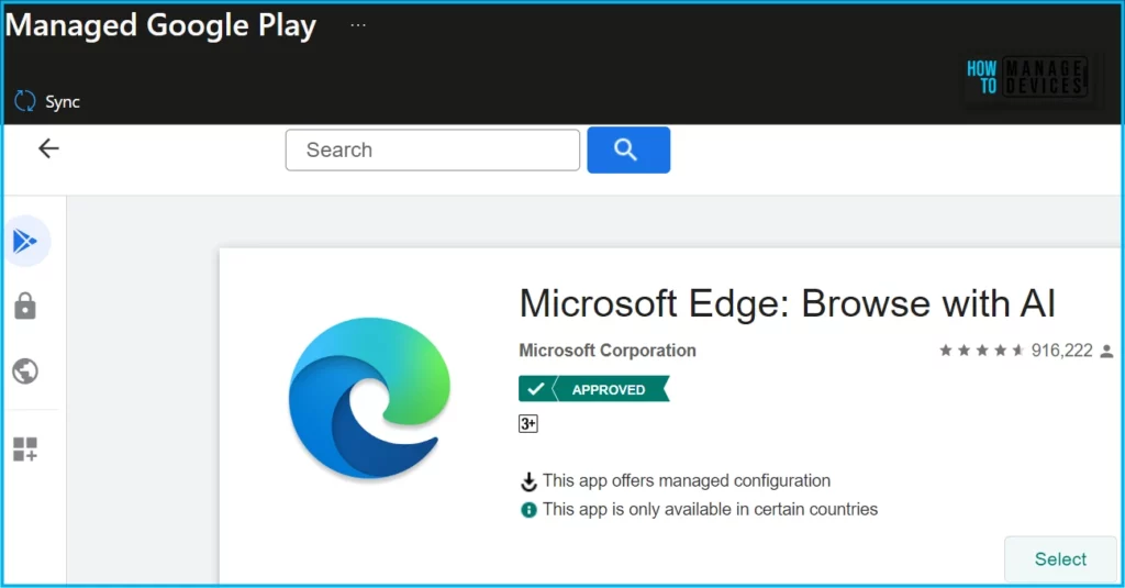 Managed Google Play - Add Android Managed Google Play App in Intune 6