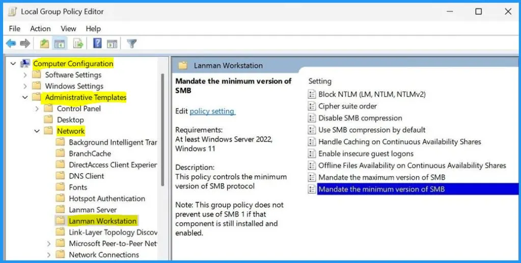 Windows 11 Security Feature Blocking NTLM over SMB for Advanced Threat Protection - Fig.3 - Creds to MS