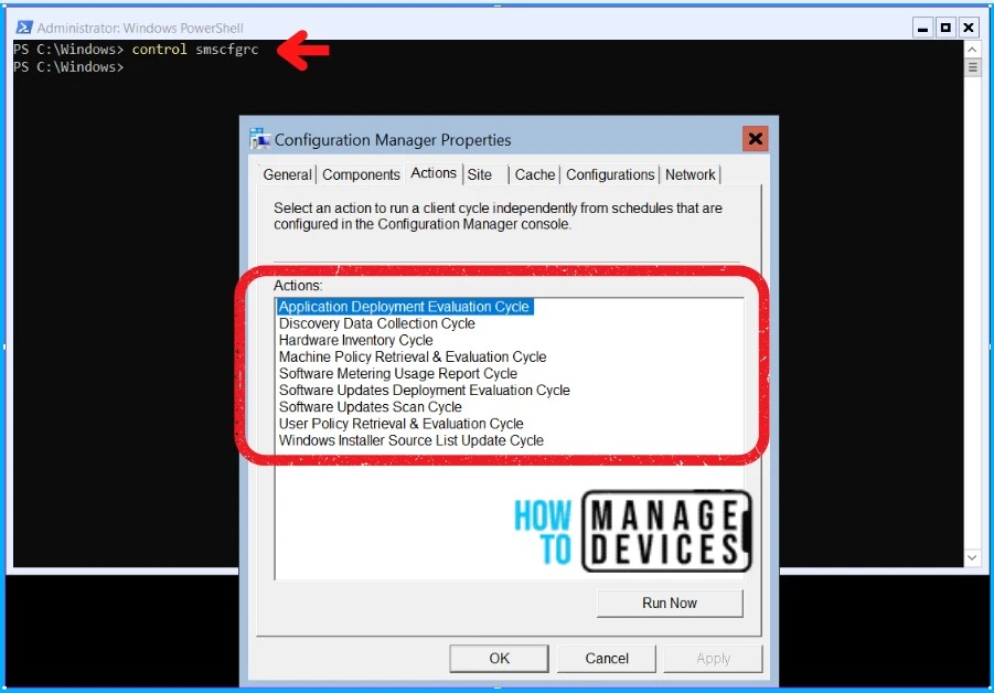 Best Way to Manage SCCM Client on Windows Server Core Machines Fig. 9