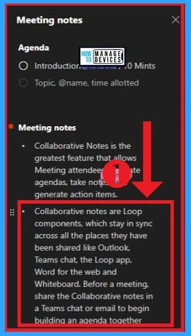 Collaborative Notes in Microsoft Teams Meeting - fig.14