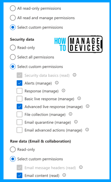 Create Custom Roles in the M365 Defender Portal Fig: 10