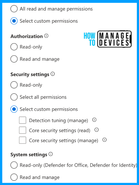 Create Custom Roles in the M365 Defender Portal Fig: 9