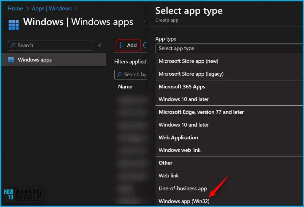 How to Deploy Front App for Windows using Intune Fig.2
