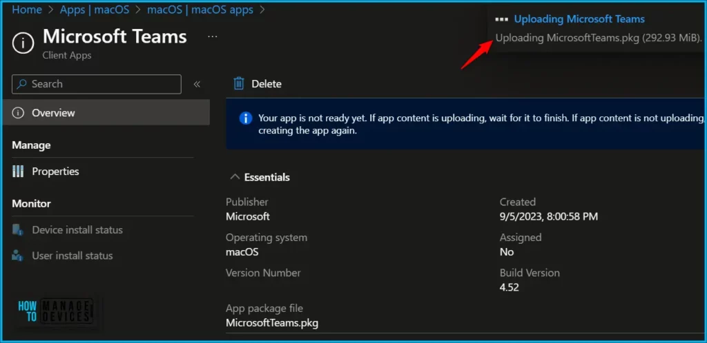 HTMD Newsletter from 4th to 8th September 2023 7 Deploy New Microsoft Teams for macOS using Intune 4th to 8th September 2023 Fig. 7