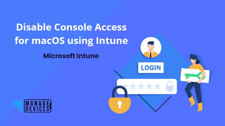 Disable Console Access for macOS