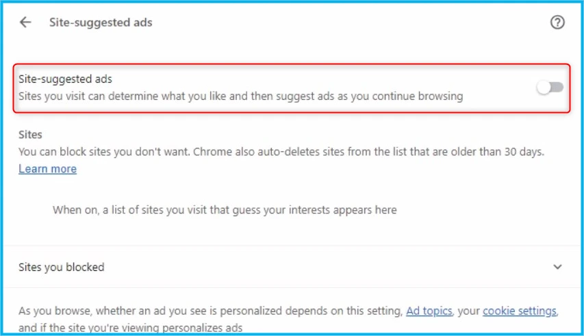 Disable Chrome Ad Privacy Notifications Fig.7
