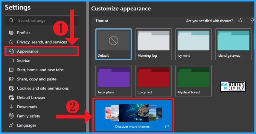 Featured Themes in Microsoft Edge Browser - fig.3