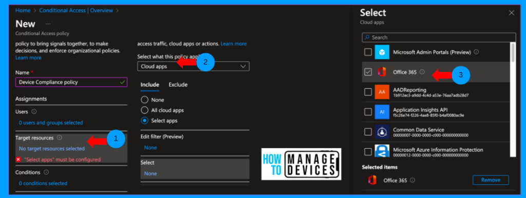 Enforce Users to Enroll Devices with Intune Conditional Access Policies Fig.4