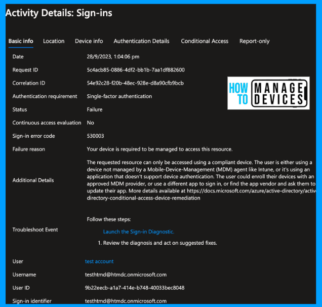 Enforce Users to Enroll their Devices to Intune with Conditional Access Policies Fig: 11