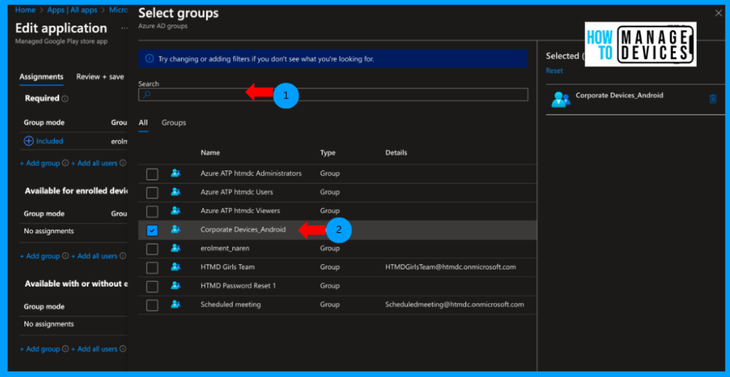 Enrolment Guide for Enrolling Android Devices to Corporate Owned Business Only in Intune Fig: 11