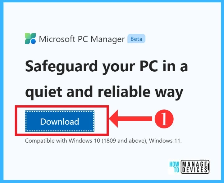 New Microsoft PC Manager Version 3 | Install and Use – Fig.1