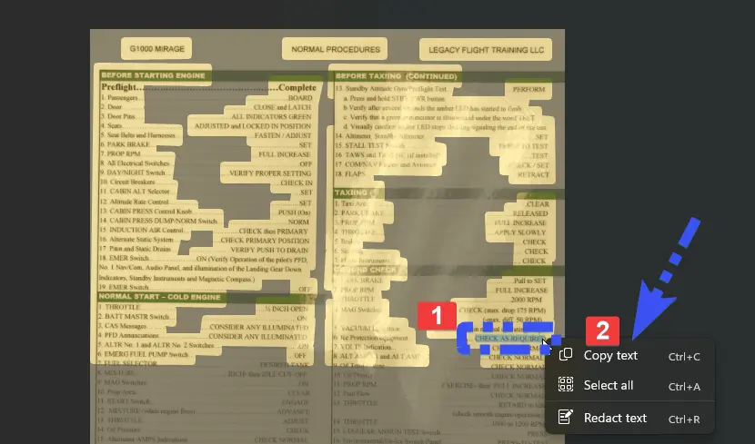 Free MS Tool to Extract Text from Images Fig.4