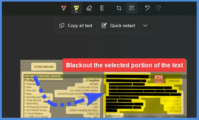 Free MS Tool to Extract Text from Images Fig.7